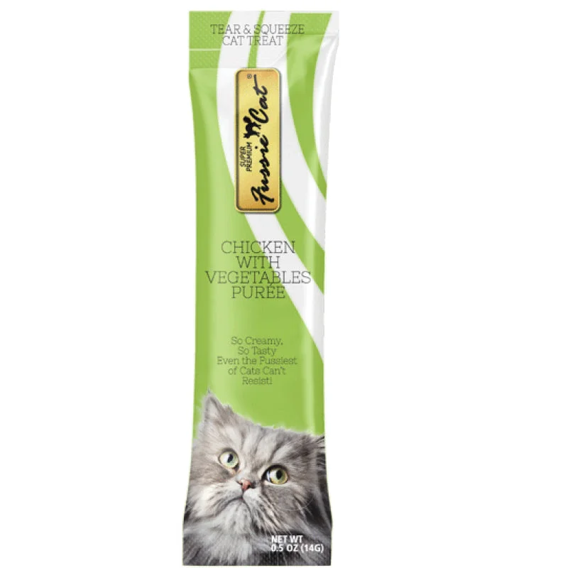 Fussie Cat Puree Chicken & Vegetable Cat Treat