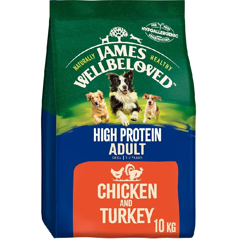 James Wellbeloved Dog Adult High Protein Chicken & Turkey 10kg