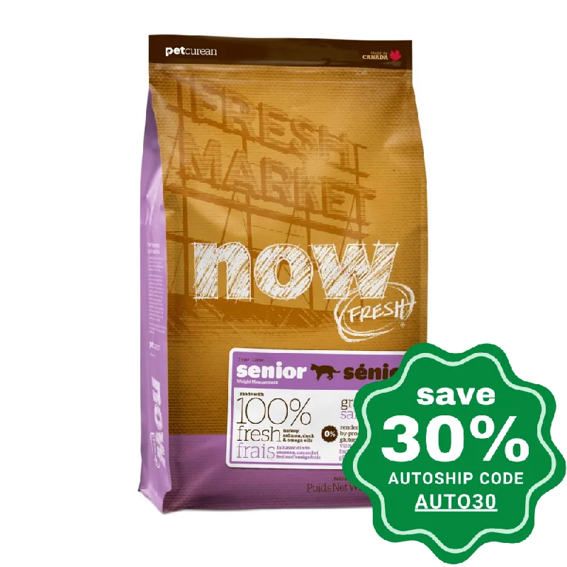    - Recommended online stores for cat food  Now Fresh - GRAIN FREE Senior Dry Cat Food - 16LB