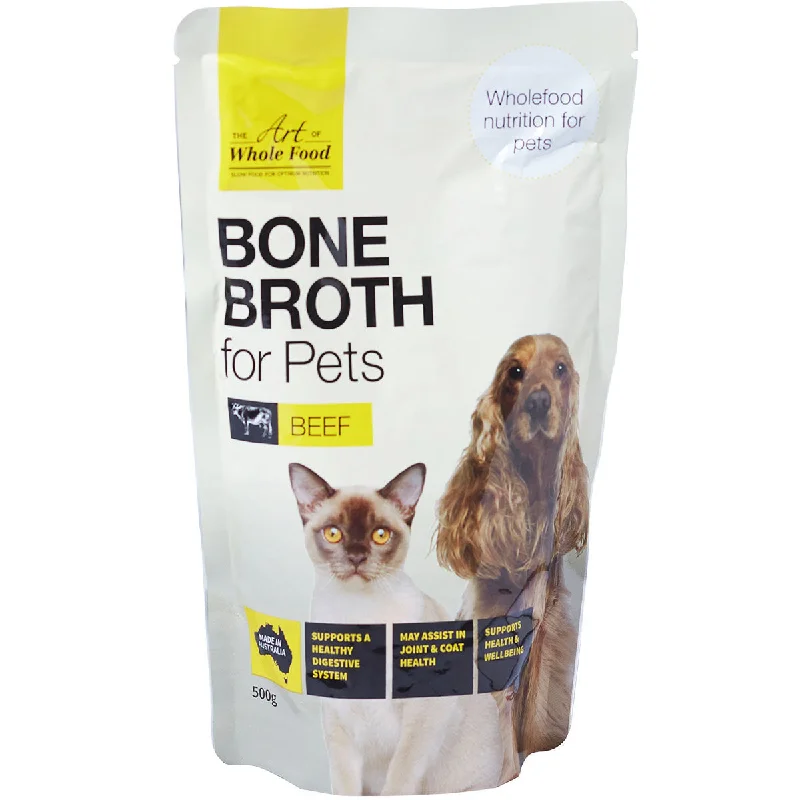 The Art of Whole Food Australian Beef Bone Broth for Pets 500ml