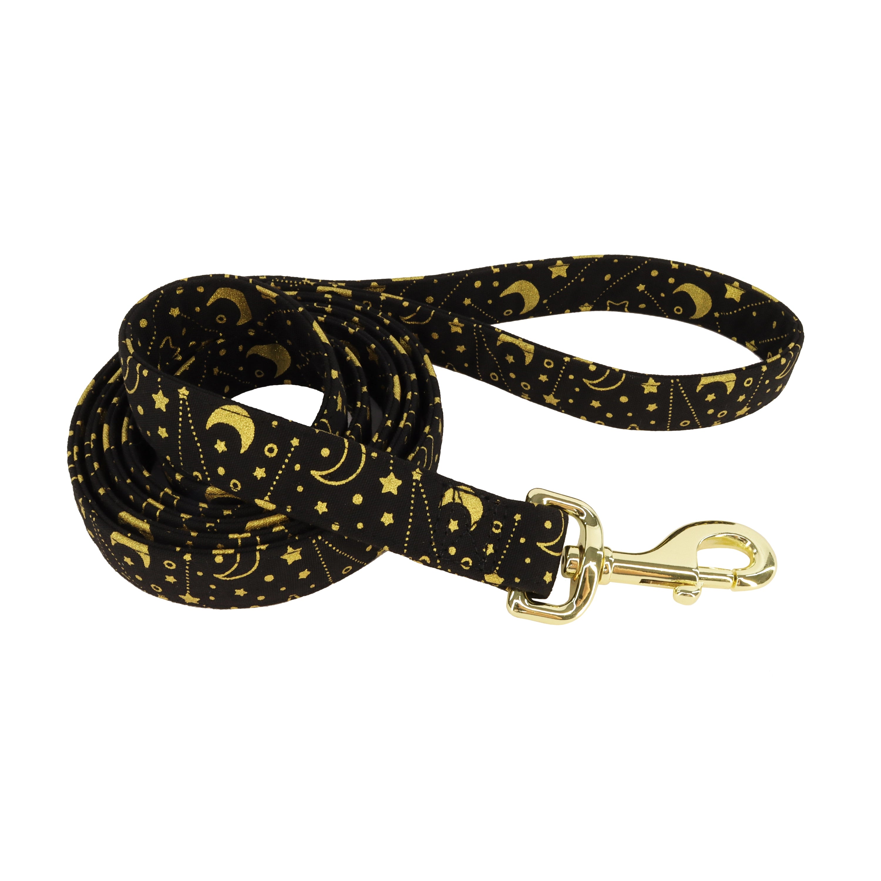 Accent Metallic Dog Leash Stars 1" x 6 '